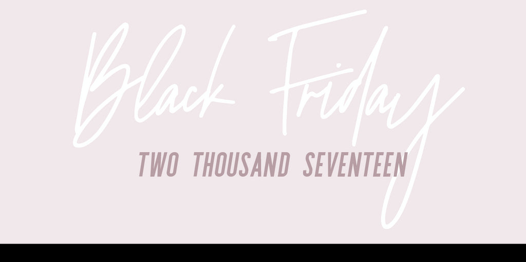 Black Friday 2017